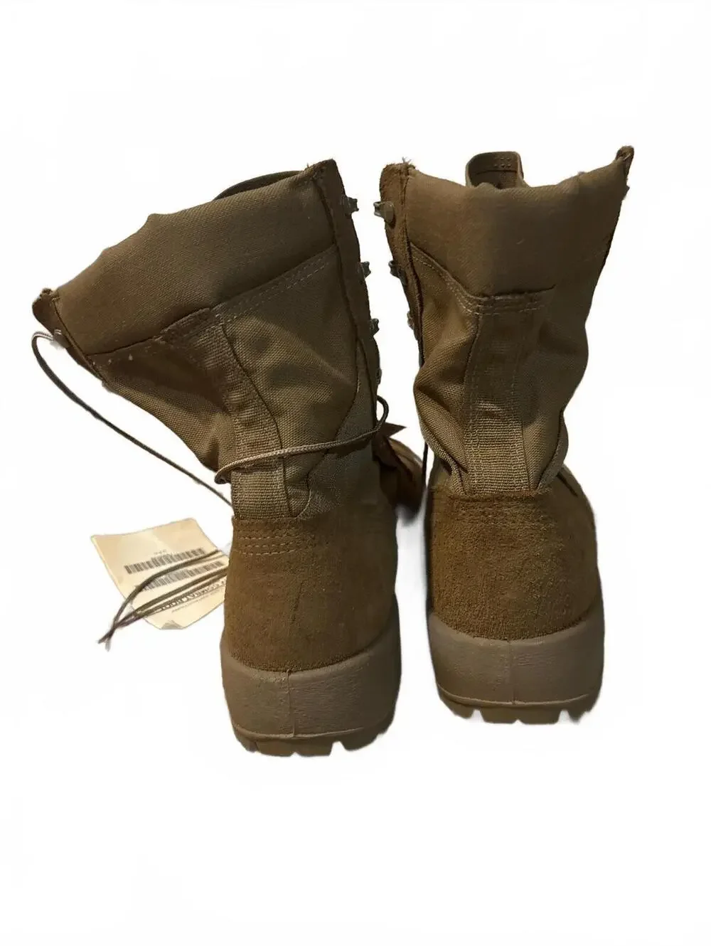 US Military Army Combat Boot Hot Weather Coyote Brown Suede Men Size 10R NWT